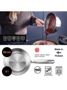 Fiskars All Steel párolóedény, 2 L, rozsdamentes acél - 25 év garanciával