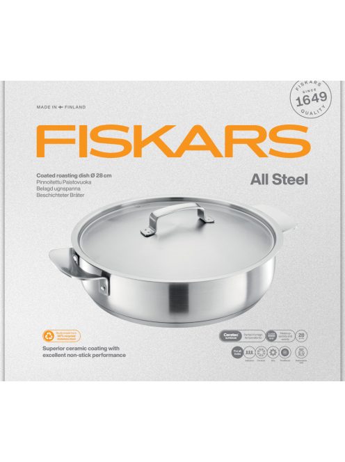 Fiskars All Steel sütőedény, 28 cm