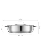 Fiskars All Steel sütőedény, 28 cm, kerámiabevonatos - 25 év garanciával