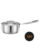 Fiskars All Steel Nyeles lábas, 1,5 L, fedővel, rozsdamentes acél - 25 év garanciával