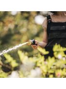 Fiskars Comfort locsolópisztoly, 3-funkciós, markolatvezérlésű