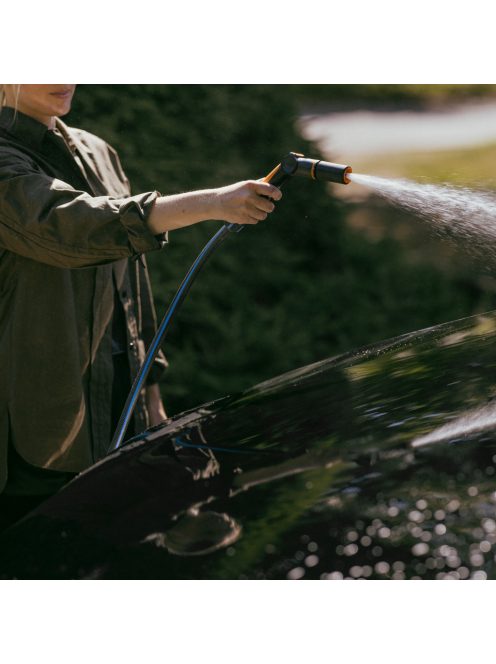 Fiskars Comfort locsolópisztoly, állítható, markolatvezérlésű