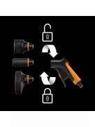 Fiskars Comfort fúvóka/öntözőrúd fogantyú, markolatvezérlésű