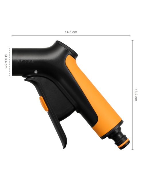 Fiskars Comfort fúvóka/öntözőrúd fogantyú, markolatvezérlésű