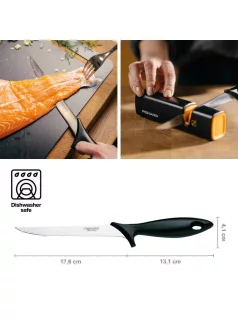 Fiskars Essential filézőkés, 18 cm