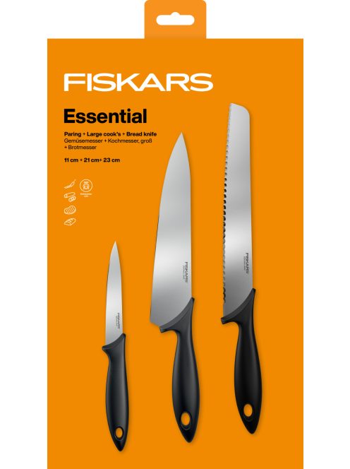 Fiskars Essential 3 darabos kezdő készlet