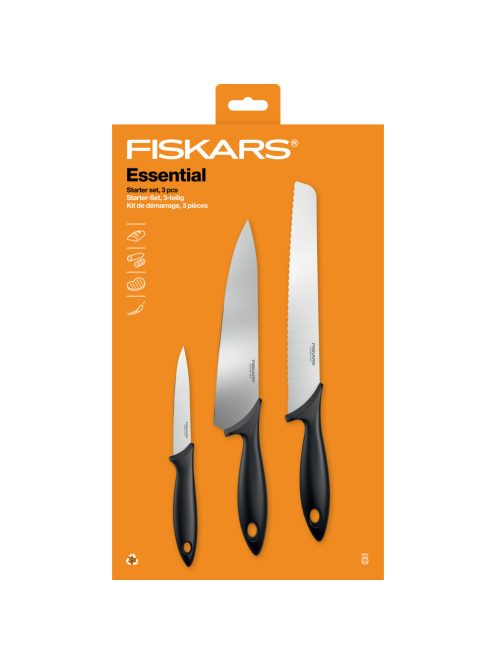 Fiskars Essential 3 darabos kezdő készlet