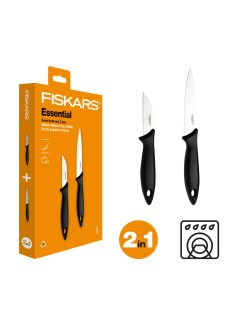 Fiskars Essential 2 db-os hámozókés készlet