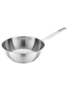   Fiskars All Steel Pure wok serpenyő, 28 cm, rozsdamentes acél - 25 év garanciával