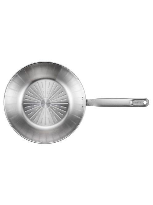 Fiskars All Steel pure Wok serpenyő, 28 cm - 25 év garanciával