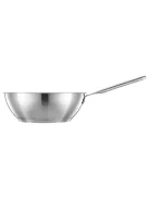 Fiskars All Steel Pure wok serpenyő, 28 cm, rozsdamentes acél - 25 év garanciával
