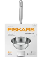 Fiskars All Steel Pure wok serpenyő, 28 cm, rozsdamentes acél - 25 év garanciával