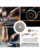 Fiskars Görgős vágó pótpenge 45 mm