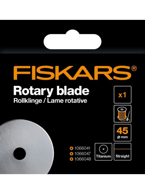 Fiskars Titánium görgős vágó pótpenge 45 mm