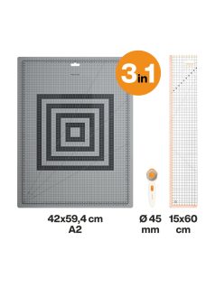 Fiskars Görgős vágó kezdő készlet, 3 darabos (1066046)