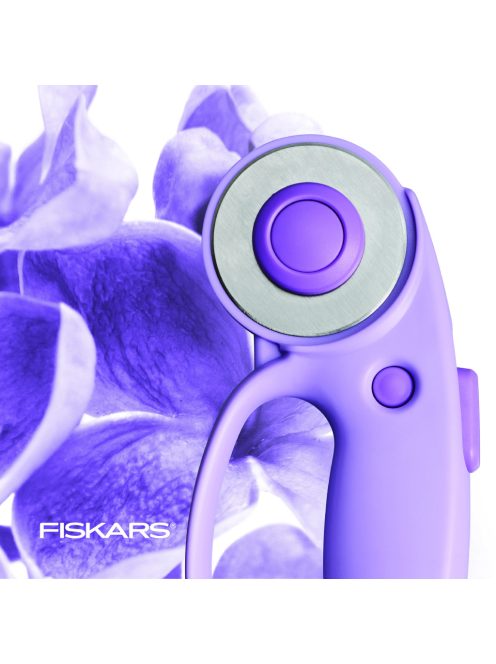 Fiskars Görgős vágó 45mm, lila