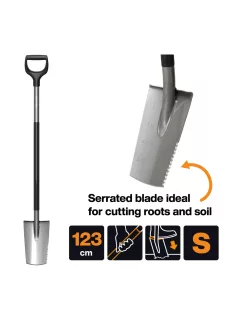 Fiskars Ergonomic árokásó lapát (1066714)