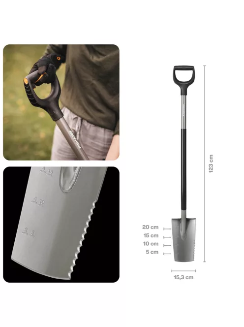 Fiskars Ergonomic árokásó lapát (1066714)