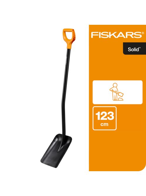 Fiskars Solid™ fém lapát, "D" markolattal (1066718)