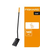 Fiskars Solid™ Fém lapát, nem "D" markolatú, hagyományos nyéllel (1066720)