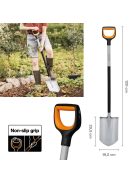 Fiskars Xact™ hegyes ásó - 25 év garanciával (1066729)