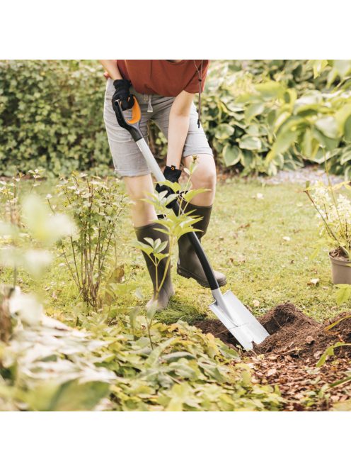 Fiskars Xact™ lekerekített ásólapát - 25 év garanciával (1066730)