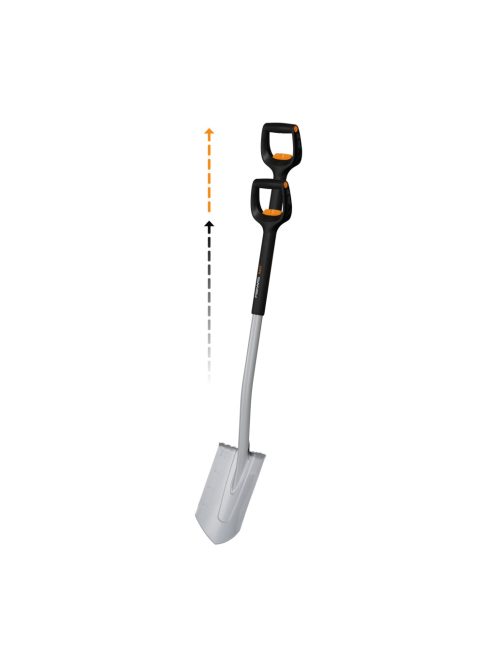 Fiskars Xact™ teleszkópos hegyes ásó - 25 év garanciával