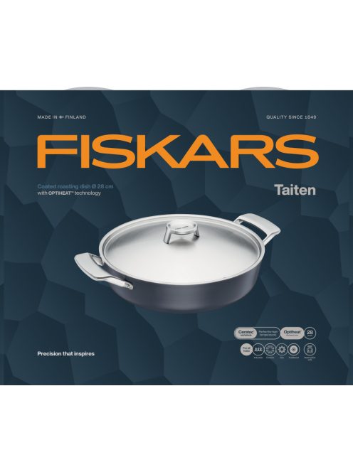 Fiskars Taiten sütőőedény, 28 cm - 25 év garanciával