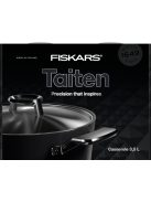 Fiskars Taiten alumínium lábas 3,5 L, kerámiabevonatos - 25 év garanciával