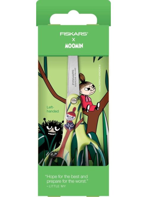 Fiskars Moomin balkezes gyerekolló, Little My, 13 cm 