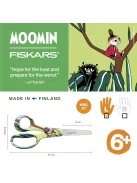 Fiskars Moomin balkezes gyerekolló, Little My, 13 cm 