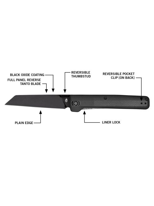 Gerber Pledge zsebkés, szürke - 25 év garanciával