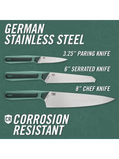   Gerber ComplEAT késkészlet, élvédővel, késtartóval - 25 év garanciával