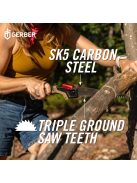 Gerber BUSHCRAFT SAW összecsukható fűrész, Coyote barna-fekete - 25 év garanciával
