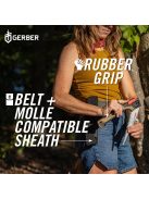 Gerber BUSHCRAFT SAW összecsukható fűrész, Coyote barna-fekete - 25 év garanciával