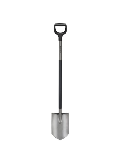 Fiskars Ergonomic™ hegyes ásó, szürke