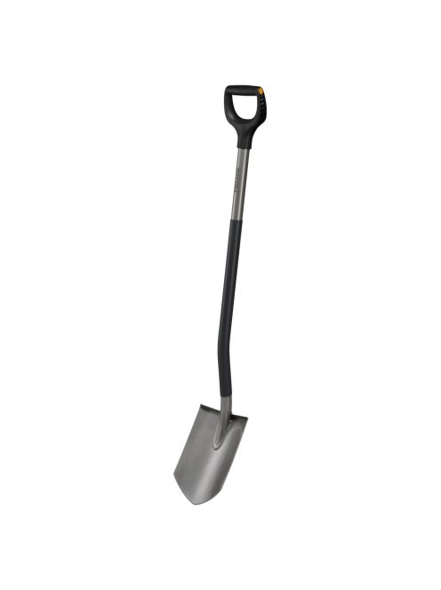 Fiskars Ergonomic™ hegyes ásó, szürke