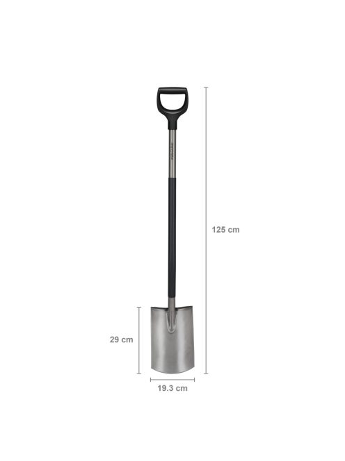 Fiskars Ergonomic™ ásólapát, szürke
