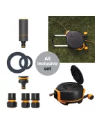 Fiskars X-Series™ XL automata tömlőkocsi szett kerekekkel