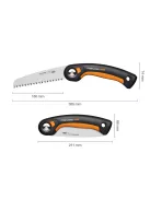 Fiskars Plus™ SW68 összecsukható fűrész, 15cm (1067552) - Csomagolás nélküli, hibátlan termék