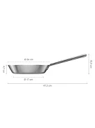 Fiskars Norden prémium acél serpenyő, 24 cm - 25 év garanciával