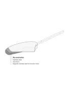 Fiskars Norden prémium acél serpenyő, 24 cm - 25 év garanciával
