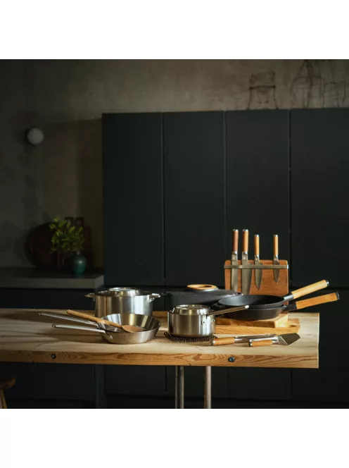 Fiskars Norden prémium acél serpenyő, 24 cm - 25 év garanciával