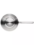 Fiskars Norden prémium acél wok serpenyő, 28 cm - 25 év garanciával (1067630)