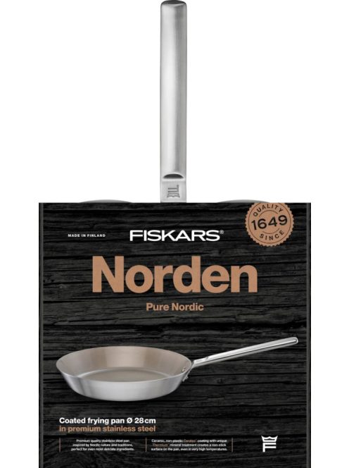 Fiskars Norden Steel serpenyő 28cm