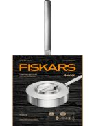 Fiskars Norden prémium acél párolóserpenyő, fedővel, 26 cm, kerámiabevonatos - 25 év garanciával