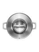 Fiskars Norden prémium acél sütőedény, fedővel, 28 cm, kerámiabevonatos - 25 év garanciával (1067635)