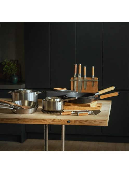 Fiskars Norden prémium acél lábas, 5 L - 25 év garanciával