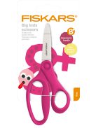 Fiskars Gyermek olló, 15 cm - rózsaszín