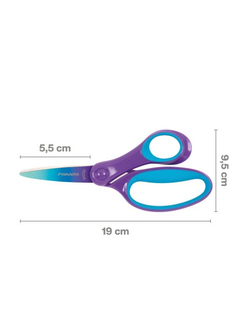 Fiskars Gyerekolló, 15 cm - OMBRE lila 